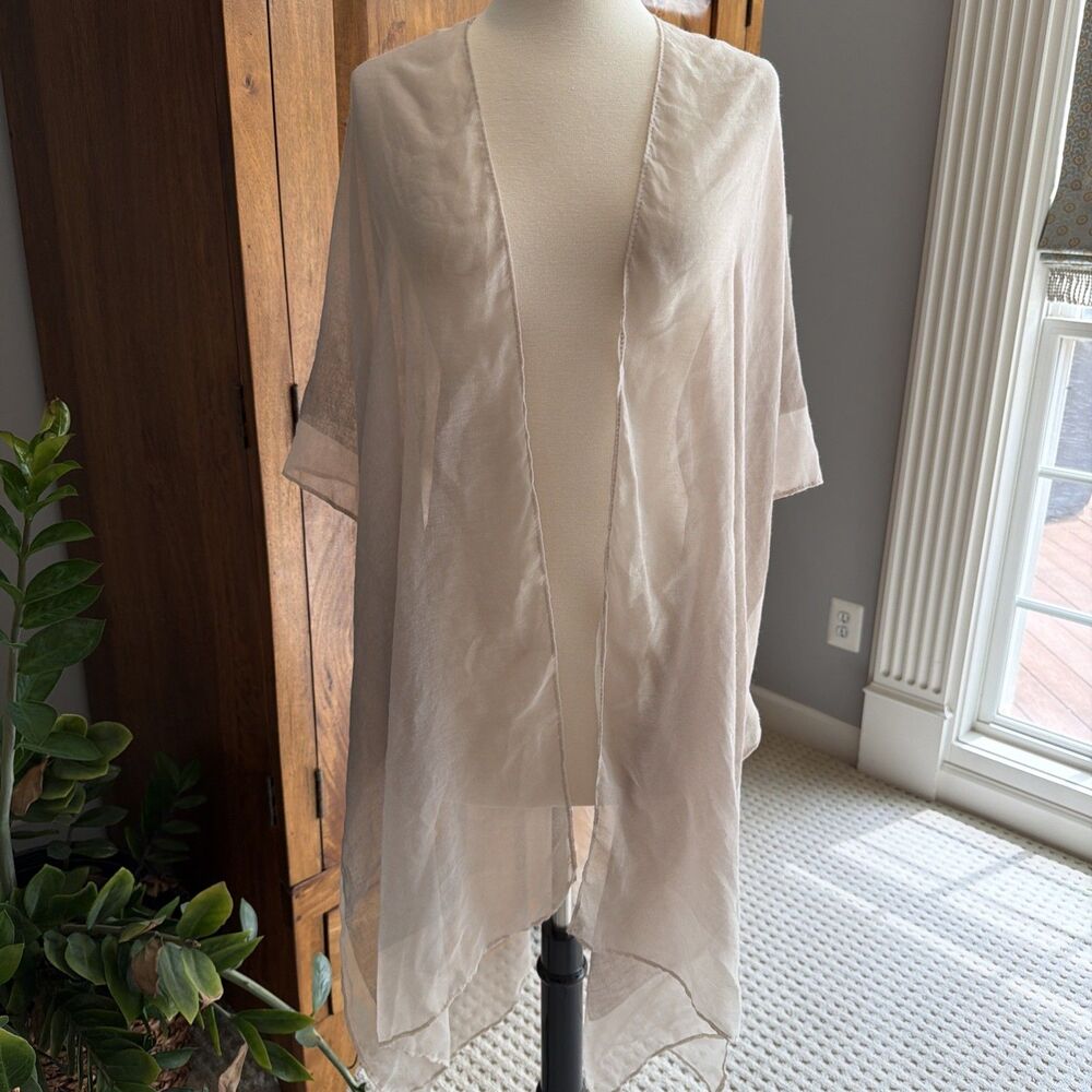 Nordstrom Rack Open Front Caftan Swim Coverup One Size